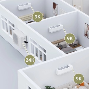Yitahome เครื่องปรับอากาศแบบแยกขนาดเล็ก3โซน9000 27000ระบบปั๊มความร้อน WiFi ไร้ท่อ - Product Image 2