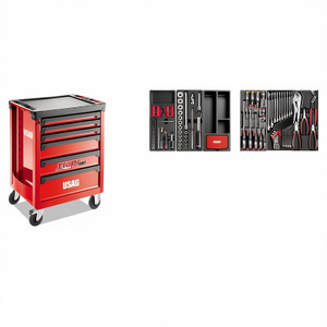 Carrito de herramientas Usag con juego de herramientas profesionales de 516 piezas y juego de llaves de vaso de 6 piezas para uso en taller - Product Image 2