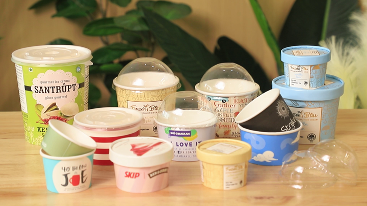 LOKYO Customized 5 Oz Ice Cream Cup - Eco-Friendly & Stylish