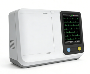 Appareil ECG 12 pistes WEC-03B avec écran tactile 5 pouces et interprétation automatique, avec mémoire USB/SD et batterie rechargeable - Product Image 4