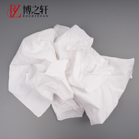 Chiffons de nettoyage industriels BZX pour le secteur hôtelier, en coton 100% recyclé, issus de draps blancs et de serviettes d'hôtel, pour le nettoyage marin et des déchets textiles