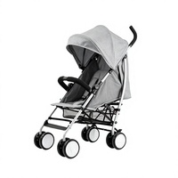 Poussette bébé pliable légère, compacte, pour voyage en avion, facile à transporter