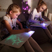 Tableau de Dessin Lumineux Magique pour Enfants, Tableau de Dessin Lumineux, Tableau Fluorescent
