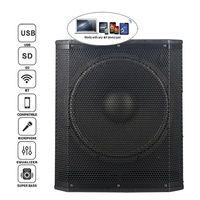 Sistema de Sonido PA con Subwoofer Activo de 15 Pulgadas y 1600W, Conjunto de Karaoke, Caja de DJ de 2.1 Canales, Bocina Parlante