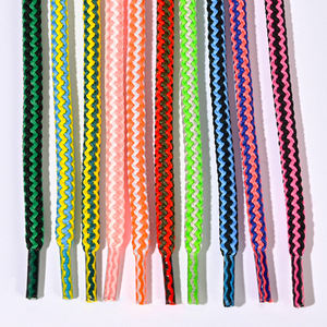 Spot Supply Cordones de poliéster de malla de colores Cuerda trenzada de 5mm Punta de plástico transparente Acabado tejido Cordón Bolsas con capucha Prendas - Product Image 2