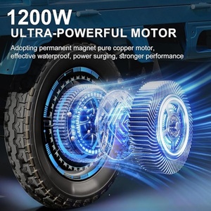 รถสามล้อไฟฟ้าคุณภาพสูง >1000W 48V สำหรับขนส่งสินค้า  แบบเปิด  รับน้ำหนักได้ 300-400 กก. ระยะทางวิ่ง 30-50 กม. เหมาะสำหรับการส่งของ - Product Image 6