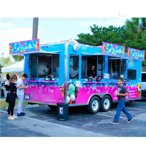 รถขายอาหารเคลื่อนที่ราคาส่ง พร้อมครัวครบชุด รถขายฮอทดอก รถขายไอศกรีม รถพ่วงขายอาหาร รถเข็นขายเครป รถตู้ขายของ - Product Image 1