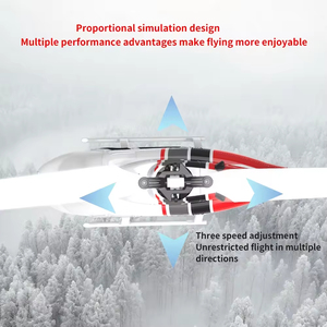 Hélicoptère télécommandé jouet, 6 canaux, modèle d'avion à hélice unique, hélicoptère RC - Product Image 4