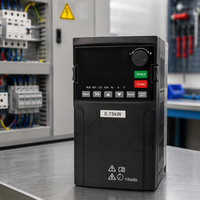 Variateur de fréquence vectoriel monophasé vers triphasé CE 220V/380V IP20 2KW-3KW pour moteurs AC