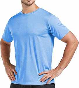 Camisetas unisex de poliéster Premium para correr, camisetas atléticas para correr, camisetas para gimnasio, paquete de 5, venta al por mayor de China - Product Image 3