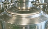 Fermenteur conique à double paroi en acier inoxydable 304 de 2 Bbl avec port de brassage à sec, cuve sous pression pour la fabrication d'alcool