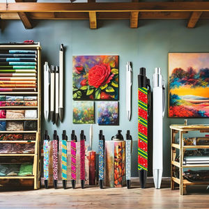 Стильная металлическая шариковая ручка с сенсорным экраном - Product Image 3