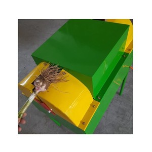 Machine automatique de découpe des racines et des tiges d'ail, machine de découpe des racines d'ail pour l'élimination des pointes et des queues d'ail - Product Image 1