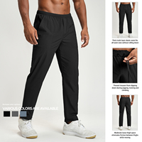 Pantalon décontracté pour homme avec logo personnalisé, en coton/élasthanne, coupe ample, taille plus, cordon de serrage, respirant, séchage rapide, pour l'hiver