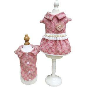 Toptan Pet ürün yeni tasarım <span class=keywords><strong>2025</strong></span> köpek tasarımcı giyim köpek kediler için kaniş ince elbise sonbahar kıyafet - Product Image 5