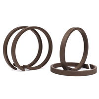 Joint hydraulique PTFE+Bronze KZT 125X117X6, roulement de guidage, joints d'huile KZT pour excavatrice
