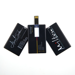 Customized Logo Printed 1GB-64GB USB Flash Drive Business Card USB Stick Credit Card Design Promotion Gift USB 2.0 Interface