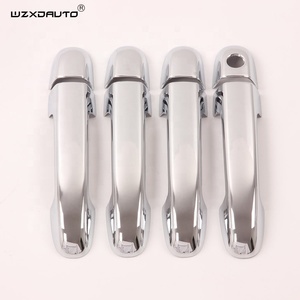 Couvre-poignée de porte chromé compatible avec Soluto 2020 WZXD, accessoires de décoration pour voiture - Product Image 4