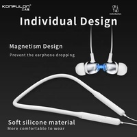 KONFULON 2024 Produits tendance Casque sans fil Cou Écouteurs Tour de cou Microphone Casques pour la course Sports de plein air Randonnée