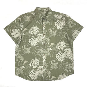 Kemeja Pria Retro Motif Bunga Cetak Digital Gaya Hawaii Kerah Tinggi Lengan Pendek Model Terbaru Musim Panas Kasual Ukuran Plus 6XL 2XL 3XL - Product Image 2