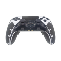Nouveau Design : Housse de Manette Antidérapante en Cuir PU Noir pour Joystick PS5