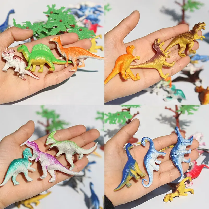Lernspiel zeug Neue Designs Sicherheit Buntes Mini-Kunststoff-Dinosaurier-Spielzeug