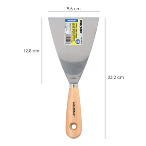 Spatola con Manico in Legno e Lama da 100mm. - Product Image 2