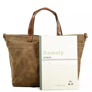 Borsa a Mano Classica in Tela Cerata Impermeabile di Alta Qualità con Chiusura a Cerniera per Laptop <span class=keywords><strong>da</strong></span> Lavoro - Product Image 5