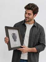 Vitrina de Exhibición para Galería de Arte de Calidad Premium, Tamaño Personalizado, OEM ODM, Grado Profesional, con Embalaje de Seguridad, Marco de Madera para Cuadros