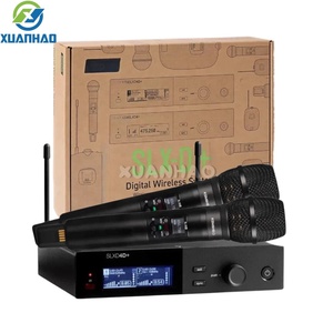 Sistema de Micrófono Inalámbrico UHF de Doble Canal de Alto Rendimiento SLXD4D+ KSM9 S58, Incluye Dos Micrófonos, Sonido Nítido para Espectáculos en Vivo, <span class=keywords><strong>Karaoke</strong></span> - Product Image 1