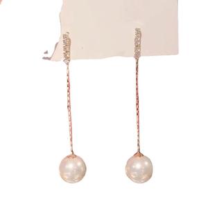 Base de Plata S925 para Accesorios de Perlas DIY, Base Dinámica para Joyería de Plata, Pendientes con Cuentas Redondas de 8-12 mm 21549 - Product Image 4