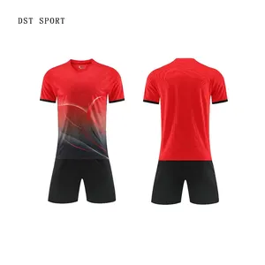 Camiseta de fútbol de calidad tailandesa, camiseta de fútbol transpirable 5xl, diseño de logotipo de camiseta de fútbol para uniforme de camiseta de fútbol