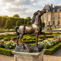 Sculpture équine en bronze sur mesure - Pose noble debout, entièrement adaptée à vos spécifications, sculpture en bronze