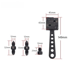 Herramienta Manual Universal para Abocardar Tuberías T17 para Frenos, Aire Acondicionado y Tuberías de Hierro, Color Negro - Product Image 4