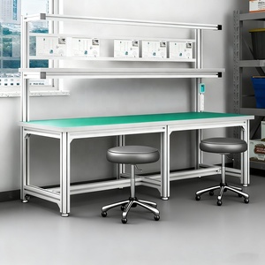 Bàn làm việc bằng nhôm lắp ráp, bán trực tiếp từ nhà máy Weizhi, bàn làm việc phòng thí nghiệm, bàn làm việc xưởng - Product Image 5