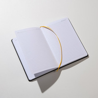 Maßgefertigtes Hardcover-Notizbuch aus Karton mit Drahtbindung, Folienkaschierung, Goldprägung und Offsetpapier