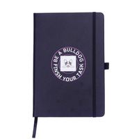 A5/A6 Personnalisable Logo Spiral Binder PU Leather Prix de gros Fermeture à glissière plus collante avec mécanisme à 6 anneaux Carnet de gros