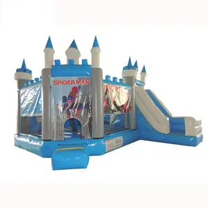 Venta al por mayor comercial niños Casa de rebote con tobogán Castillos Juegos inflables agua Combo castillo hinchable