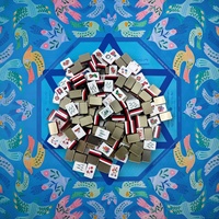 Mahjong de Noël personnalisé avec gravure de nom pour un cadeau unique et un cadeau d'anniversaire spécial