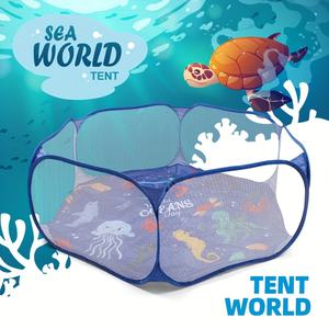 Carpa Plegable al por Mayor, Castillo Infantil Azul, <span class=keywords><strong>Piscina</strong></span> de Bolas, <span class=keywords><strong>Piscina</strong></span> de Bolas Oceánicas <span class=keywords><strong>para</strong></span> Niños, Túnel Plegable, Casa de Juegos <span class=keywords><strong>para</strong></span> Niños - Product Image 2