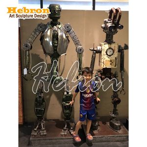 Escultura de Metal de <span class=keywords><strong>Hulk</strong></span>, Arte Moderno para Exteriores, Puño de Fuerza, Acero Inoxidable, Estatua de Spiderman de Tamaño Real - Product Image 4