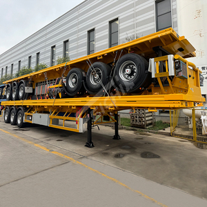 Feichi 3-assige 20ft 35ft 40ft Dieplader Oplegger 40 Ton Transport Container Lading Dieplader Vrachtwagen Aanhangwagen Export Naar Tanzania - Product Image 2