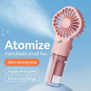 Portable Handheld Spray Fan, Usb Rechargeable Nano <b>Misting</b> With 4 Speeds, Foldable Cooling Fan for Outdoor Travel - Product Image 2