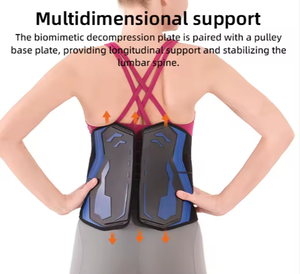 Soutien lombaire pour le bas du dos, nouvelle conception de haute technologie, réglable, respirant, en nylon, soulagement de la douleur, système à double traction - Product Image 6