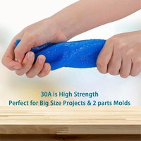 Caoutchouc de silicone de qualité alimentaire à catalyse platine, haute transparence, composé flexible pour la fabrication de moules, faible rétrécissement, résistance à la traction, DIY