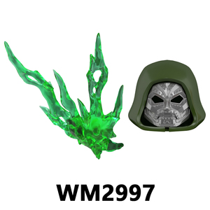 WM2996 WM2997 Los Cuatro Fantásticos Superhéroes Doctor Doom Victor Von Doom Supervillano Mini Bloques de Construcción de Plástico Juguetes de Regalo para Niños - Product Image 3