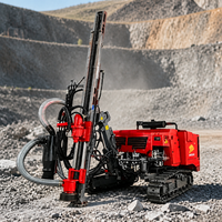 Plataforma de Perforación DTH sobre Orugas - Nueva Máquina Minera con Motor Diésel de Alta Productividad y Perforación de Barrenos