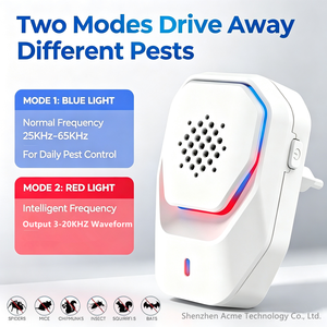 Repelente Ultrasónico Ecológico para Interiores, Enchufable, contra Ratones, Insectos, Arañas y Hormigas, con Dos Modos de Salida - Product Image 2