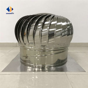 מאוורר גג טורבינת וירליבירד 600 מ\"מ, מונע על ידי רוח טבעית, ללא צורך בחשמל, עם מסב כדורי ולהבי נירוסטה - Product Image 3