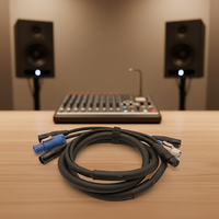 Câble Combo RJ45 Powercon Yinyu SNA64 pour la Transmission Professionnelle de l'Énergie et du Signal Audio et d'Éclairage sur Scène